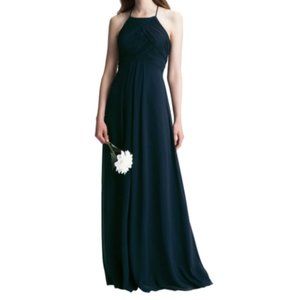 NWOT Nordstrom Levkoff Halter A-Line Gown